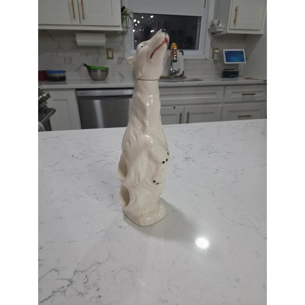 Vintage IRICE Ceramic Polar Bear Decanter